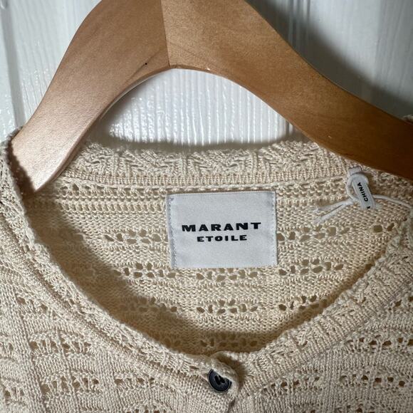 Isabel Marant Ajaline Cardigan in Ecru 38/6 - Picture 7 of 10